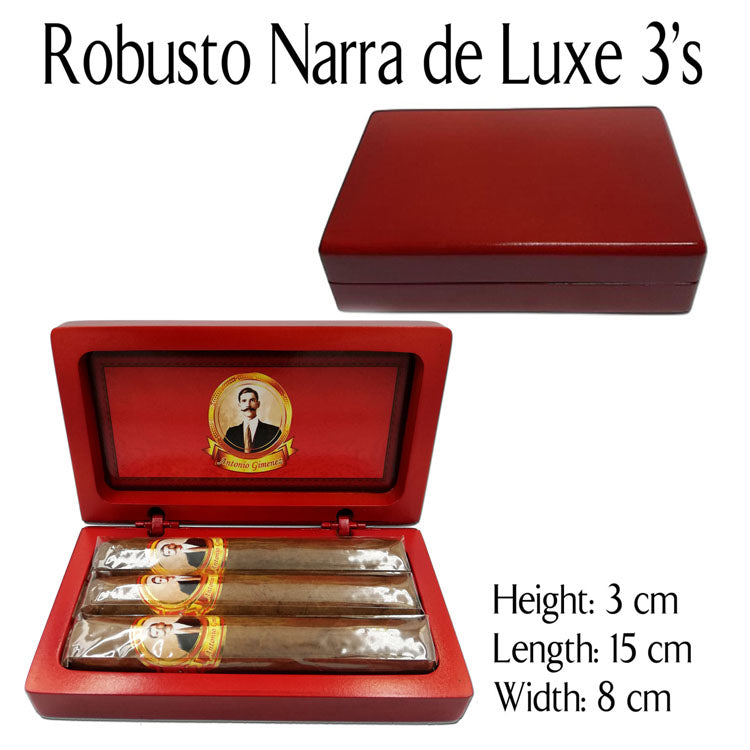Antonio Gimenez Robusto Narra De Lux 3's