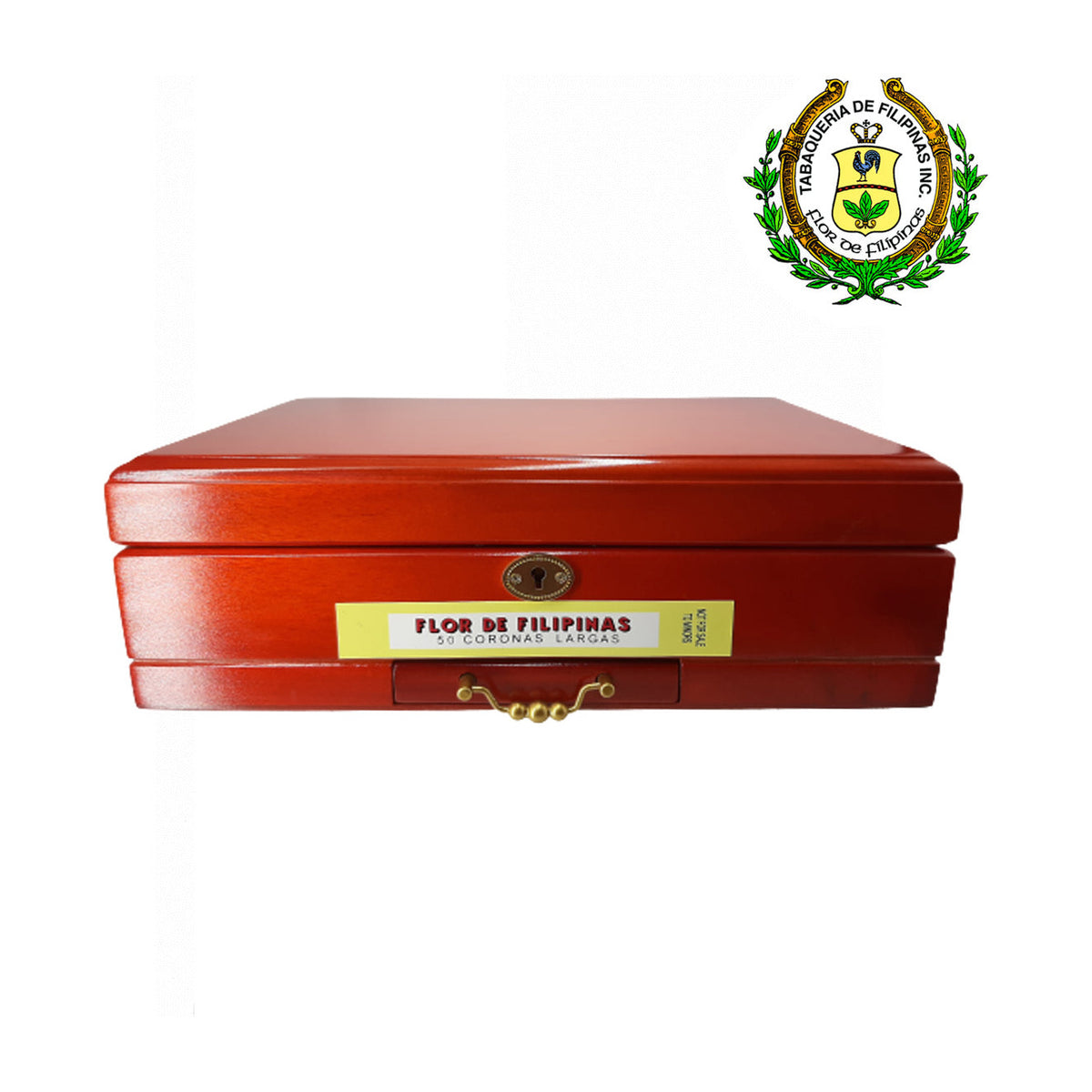 Flor de Filipinas Coronas Largas Humidor Narra de Lux 50's