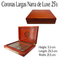 Flor de Filipinas Coronas Largas Narra de Lux 25's
