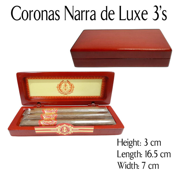 Flor de Filipinas Coronas Narra de Lux 3's